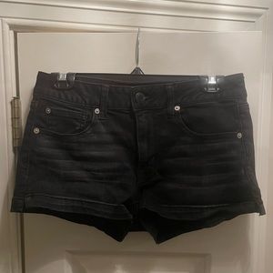 American Eagle Outfitters Black Short Shorts, Size 8